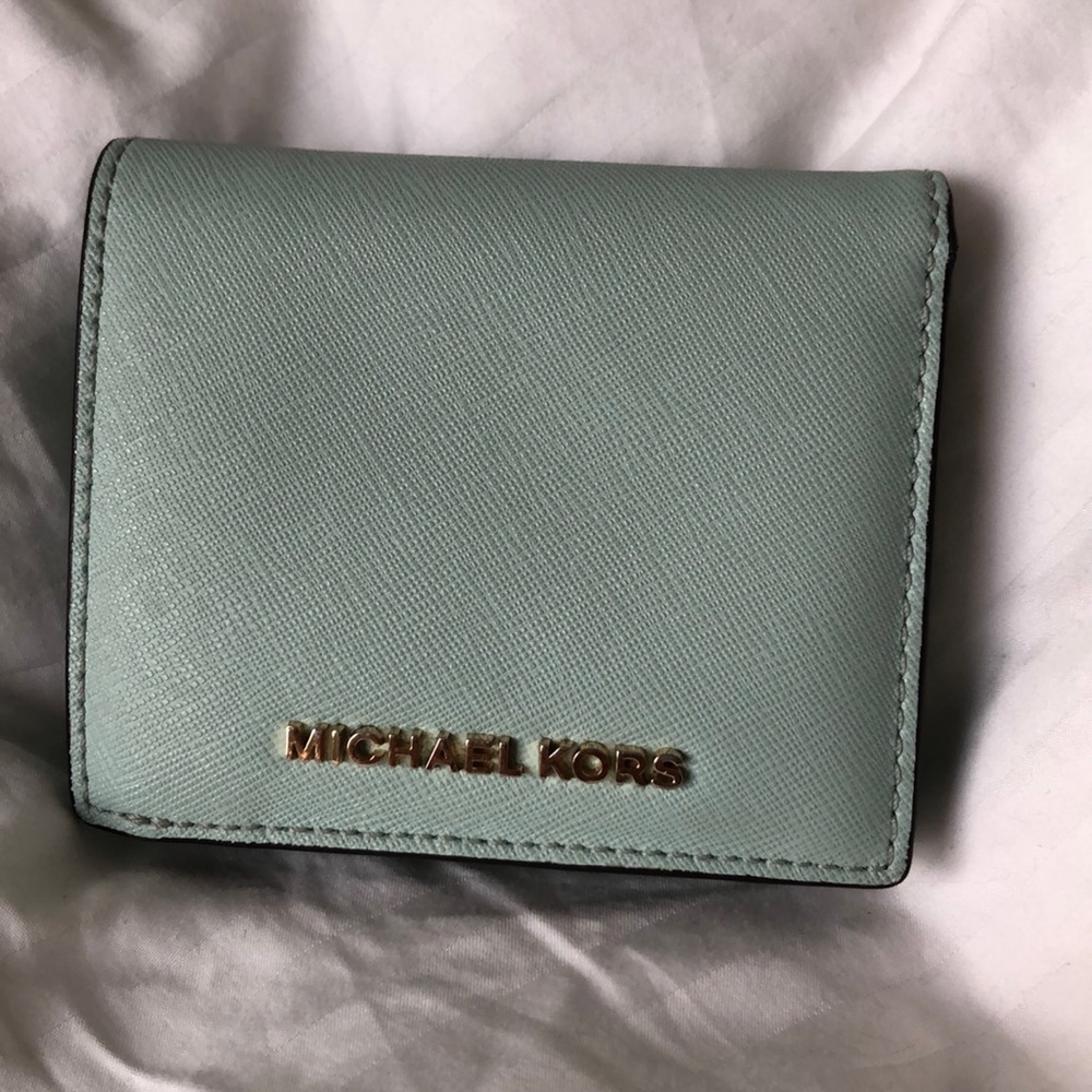 Michael Kors Mini Wallet - Mint color